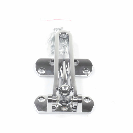 Syneco Door Guard - 102mm x 63mm - Zinc Alloy - Bright Chrome - Auzzistore