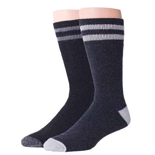 Dewalt Thermal Work Socks Pack of 2 - Insulated - Black - Durable - Auzzistore