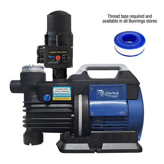 Claytech Ecoboost 3 Constant Pressure Pump - 3800L/Hr - Self-Priming - 43m Max Head – view 2 - Auzzistore