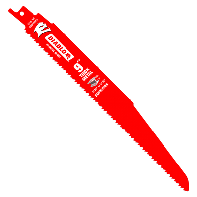 Diablo 9 Steel Demon Bi-Metal Reciprocating Saw Blades 15 Pack - 55mm x 385mm - Thick Metal