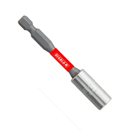 Diablo Standard Bit Holder 3 - Magnetic - 46.04mm x 6.35mm x 123.83mm - Anti-Wobble Grip - Durable – view 2 - Auzzistore