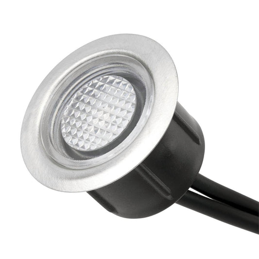 Brilliant Lighting 12V LED Lennox Deck Light Kit 10 Pack Stainless Steel Energy Saving