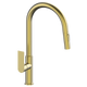 Mondella Rococo Pull Down Sink Mixer - 145mm x 435mm - Brushed Brass - Lead-Free