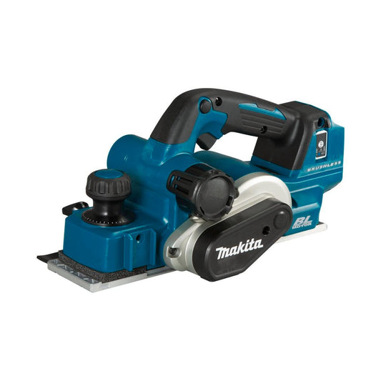 Makita 18V Brushless AWS 82mm Planer DKP181Z - Skin Only - 3mm Cutting Depth - Teal/Black