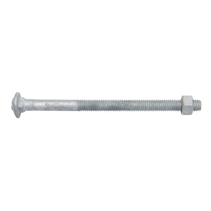 Zenith Hot Dip Galvanised Cup Head Bolts Nuts M8 x 120mm 25 Pack