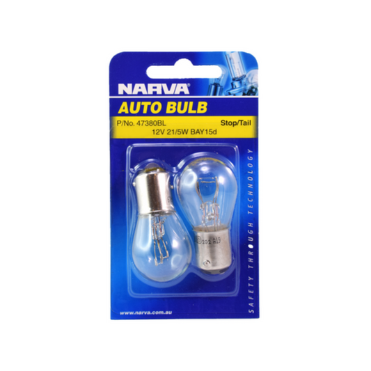 Narva Incandescent Globe - 12V 21/5W - Glass - ECE Approved - 2 Pack – view 2