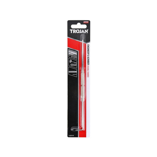 Trojan Double Ended Engineer Scriber - 256mm - Nickel Plated - Durable - Auzzistore