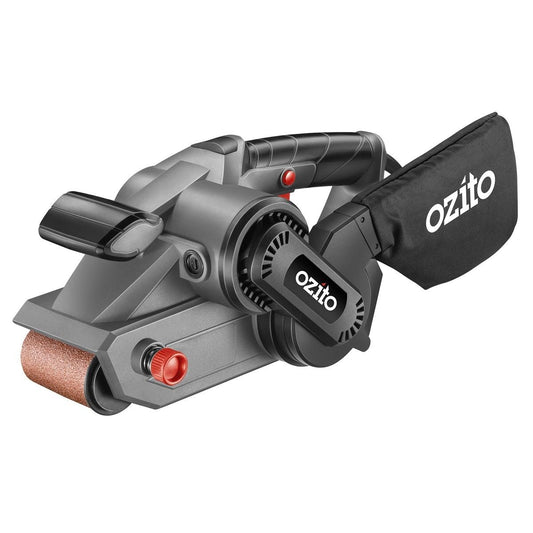 Ozito Belt Sander - 75 x 533mm - Plastic - Dust Bag