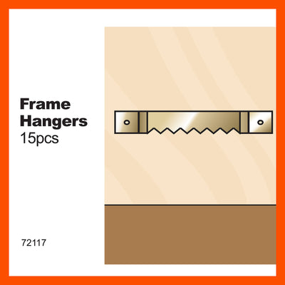Everhang Brass Plated Picture Hanging Frame Claw 15 Pack Durable Steel