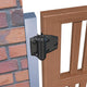 TruClose Self Closing Safety Gate Hinges - Adjustable - Black - Durable