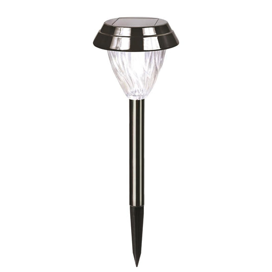 Solar Magic Solar Path Light - 30cm Stainless Steel Black Nickel - Outdoor Lighting