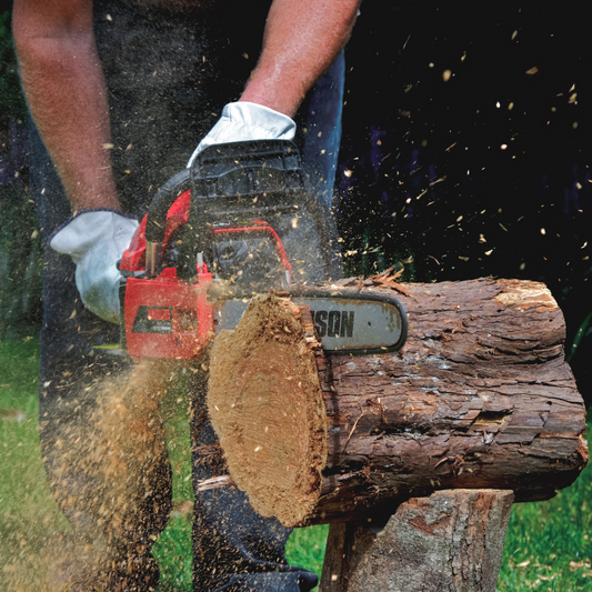 Morrison MCS45E Petrol Chainsaw 553056 - 45cc - 18" Bar - Easy Start - Safe – view 2 - Auzzistore