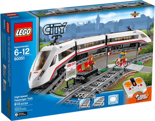 LEGO 60051 High-Speed Passenger Train Set with Remote Control - Auzzistore