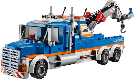 LEGO 60056 Tow Truck – Heavy-Duty Wrecker with Working Winch – view 2 - Auzzistore