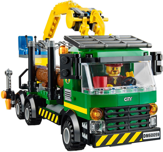 LEGO 60059 Logging Truck with Crane & Lumberjacks – view 2 - Auzzistore