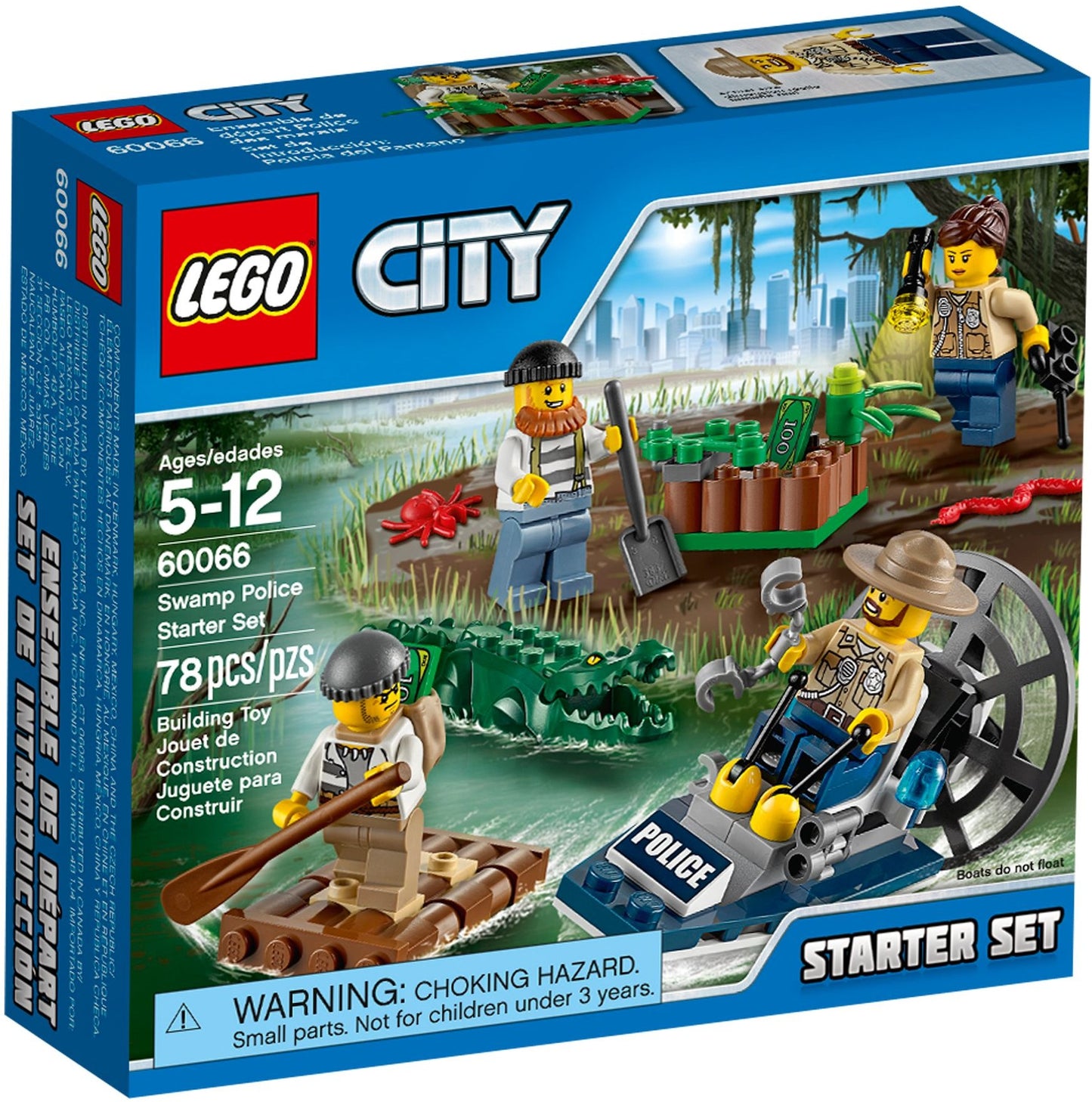 LEGO 60066 Swamp Police Boat Chase