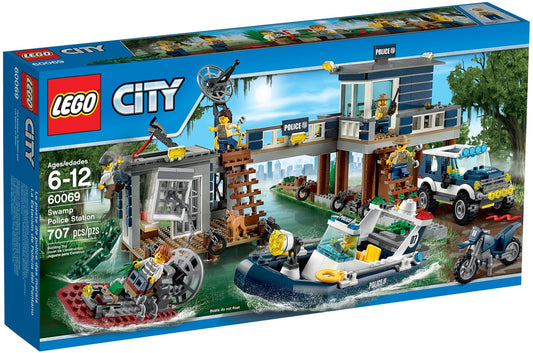 LEGO 60069 Swamp Police Station Playset: Catch the Crooks! - Auzzistore