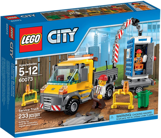 LEGO 60073 Service Truck with Portable Toilet & Crane - Auzzistore
