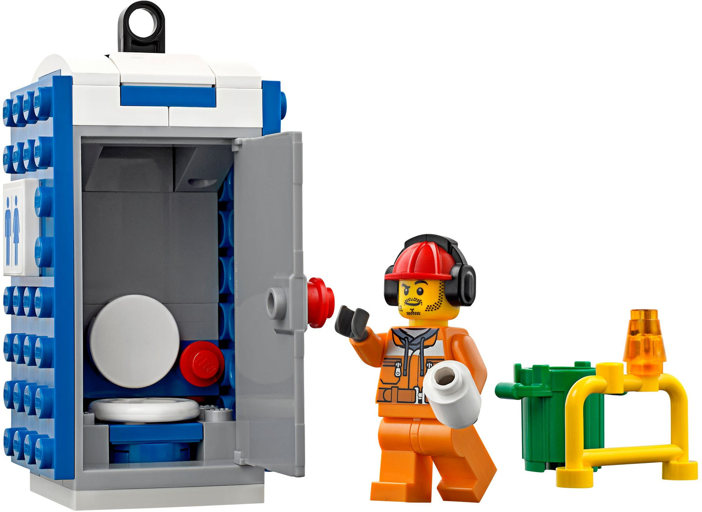 LEGO 60073 Service Truck with Portable Toilet & Crane