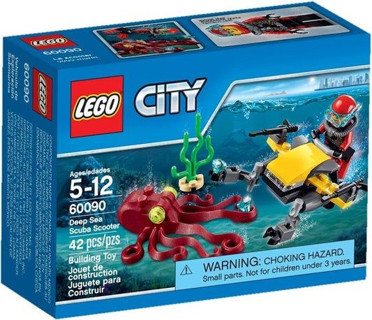LEGO 60090 Deep Sea Scuba Scooter: Explore Underwater Treasure - Auzzistore
