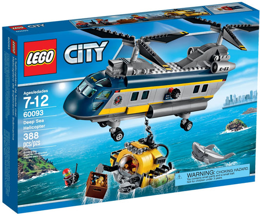 LEGO 60093 Deep Sea Helicopter Rescue Set with Submarine & Diver - Auzzistore