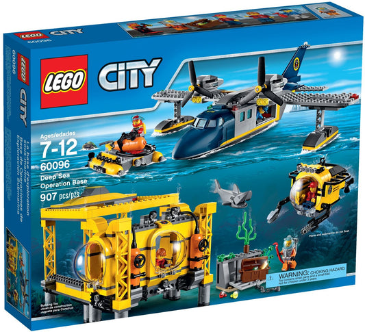 LEGO 60096 Deep Sea Operation Base with Submarine & Seaplane - Auzzistore