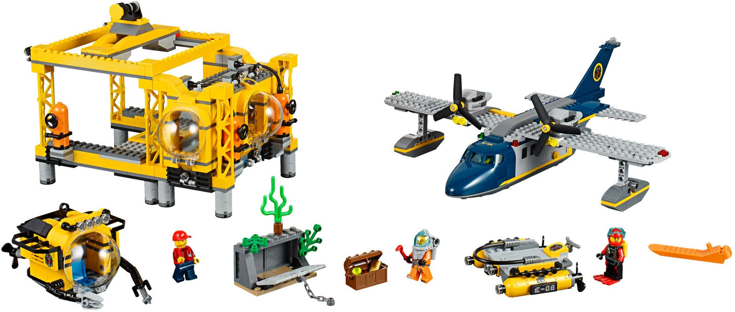 LEGO 60096 Deep Sea Operation Base with Submarine & Seaplane