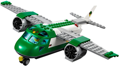 LEGO 60101 Airport Cargo Plane: Toy Plane with Service Car & Minifigures