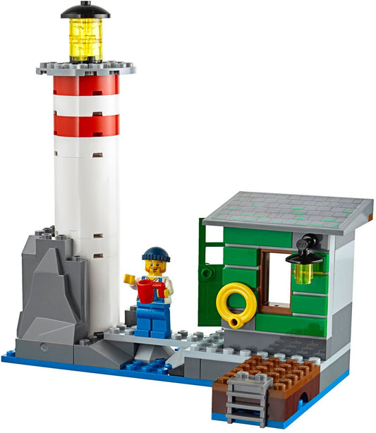 LEGO 60109 Fire Boat Rescue Set with Lighthouse – view 2 - Auzzistore
