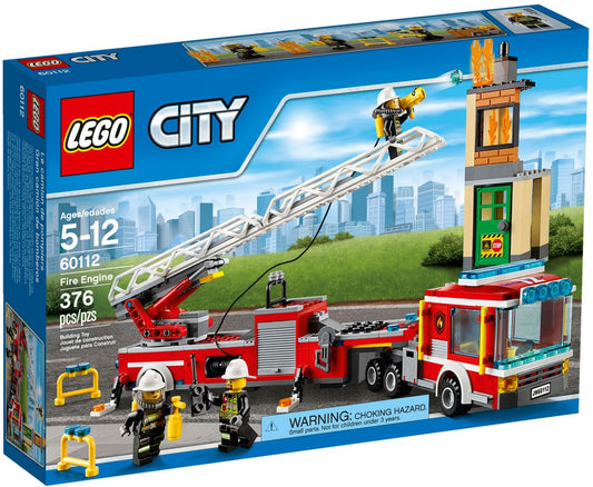 LEGO 60112 Fire Engine with Rotating Ladder & Water Cannon - Auzzistore
