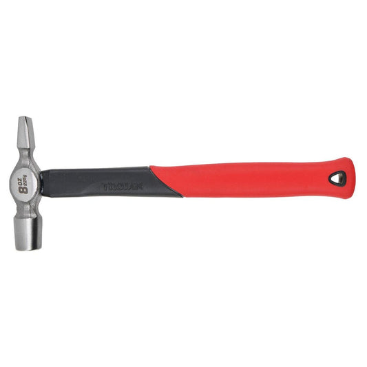 Trojan 8oz Fibreglass Cross Pein Hammer - 225g - Durable & Ergonomic - Auzzistore