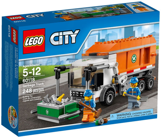 LEGO 60118 Garbage Truck with Minifigures & Lift - Auzzistore