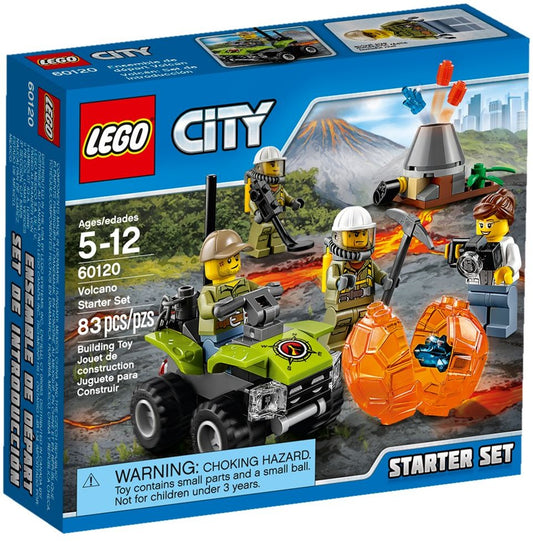 LEGO 60120 Volcano Exploration Truck with Erupting Volcano Playset