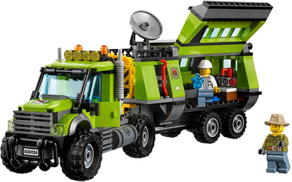 LEGO 60124 Volcano Exploration Base - Erupting Lava Fun!