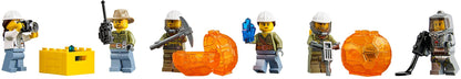 LEGO 60125 Volcano Heavy-Lift Helicopter with Eruption Feature & Mobile Lab
