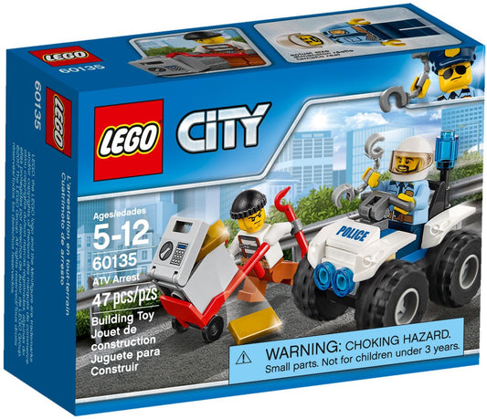 LEGO 60135 ATV Arrest: Police Chase with Handcuffs & Gold Bars - Auzzistore