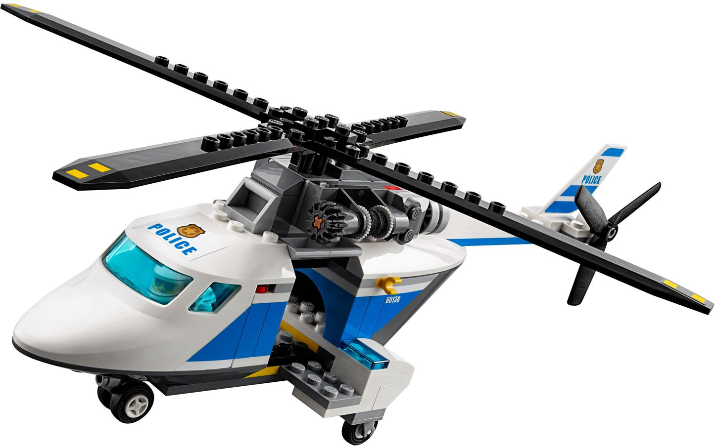 LEGO 60138 City Police High-Speed Chase Helicopter Car Crook