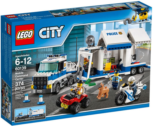 LEGO 60139 Mobile Command Center Truck & ATV Police Playset - Auzzistore