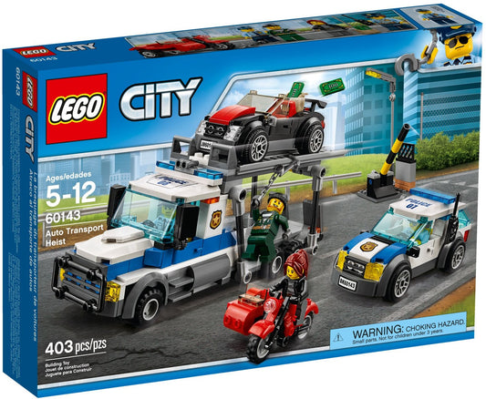 LEGO 60143 Auto Transport Heist Truck Building Set - Auzzistore