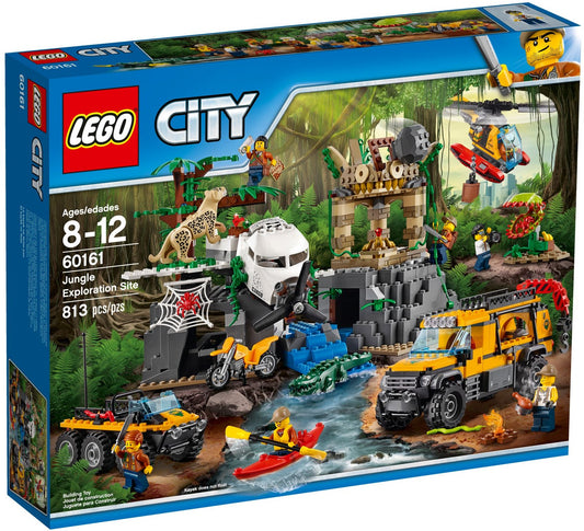 LEGO 60161 Jungle Exploration Site with Helicopter, Truck & Animals - Auzzistore