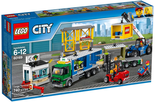 LEGO 60169 Cargo Terminal: Truck, Forklift & Telehandler - Auzzistore