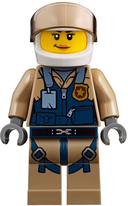 LEGO 60173 Mountain Police Arrest Helicopter & Crook Hideout