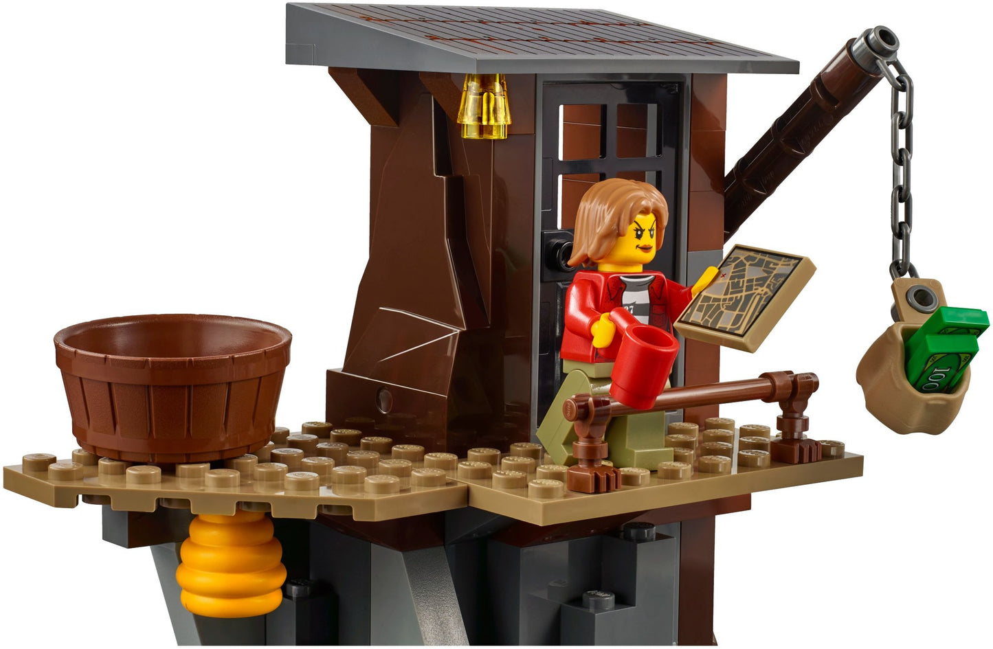LEGO 60173 Mountain Police Arrest Helicopter & Crook Hideout