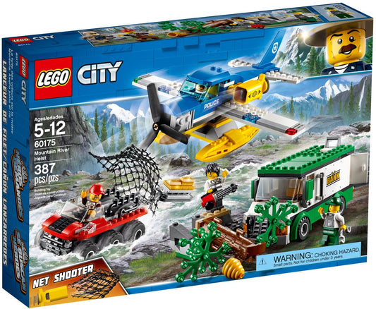 LEGO 60175 Mountain River Heist: Police vs. Crooks Gold Chase - Auzzistore