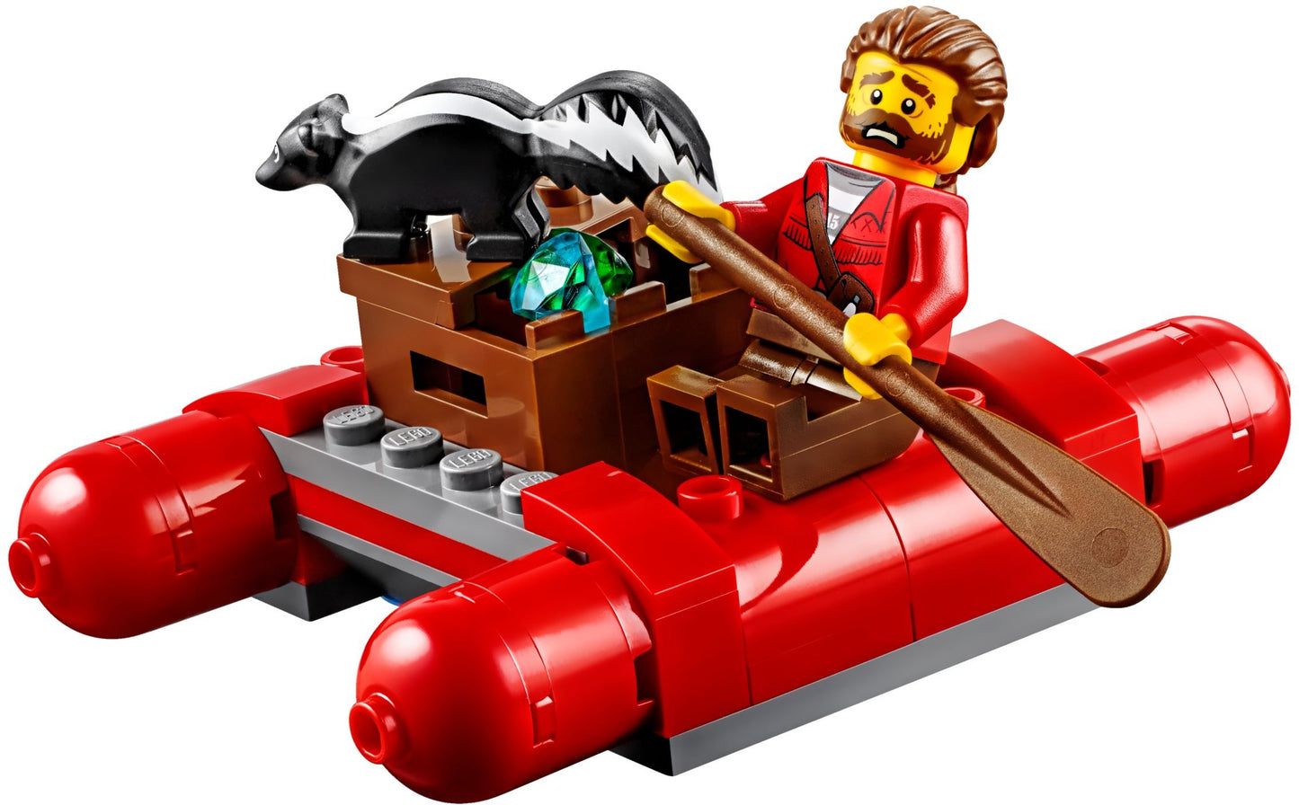 LEGO 60176 Wild River Escape Police Speedboat Crook Raft Set