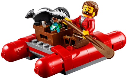 LEGO 60176 Wild River Escape Police Speedboat Crook Raft Set