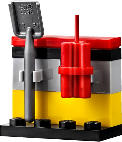 LEGO 60186 Mining Heavy Driller with Geologist & Glow Spider