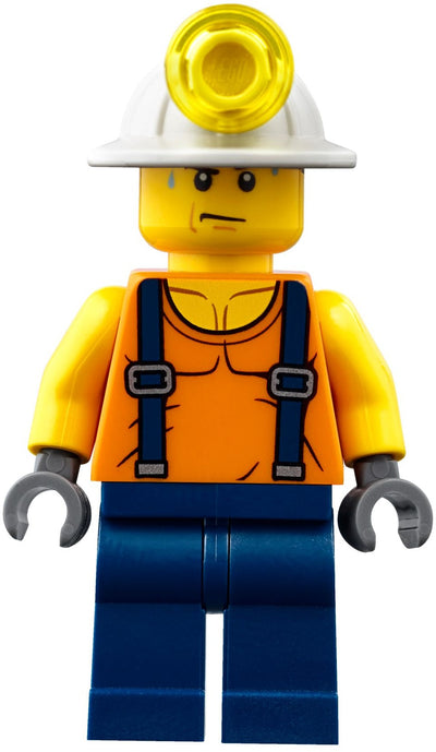 LEGO 60186 Mining Heavy Driller with Geologist & Glow Spider