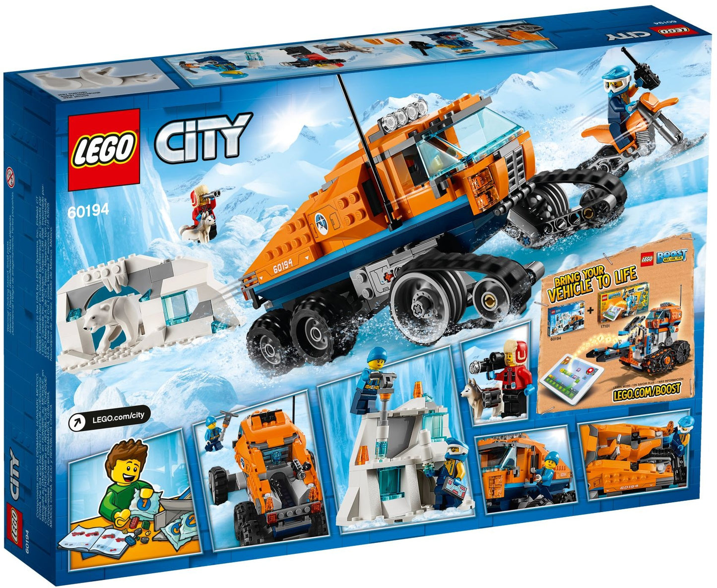 LEGO 60194 Arctic Scout Truck: Polar Exploration Playset