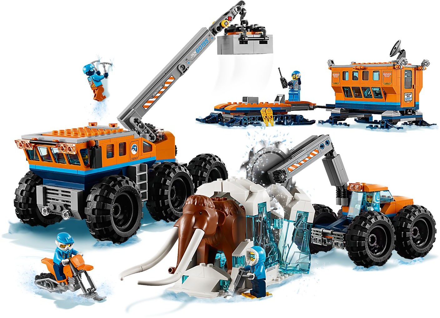 LEGO 60195 Arctic Mobile Exploration Base - Mammoth Excavation